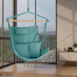 outtec Hängesessel mit Kissen Grün