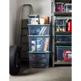 Rotho Aufbewahrungsbox Evo Safe 11l Kunststoff Grün XS (Extra Small)