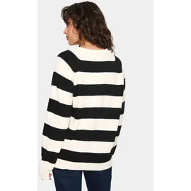St Tropez Strickpullover Beige / Schwarz XL