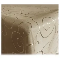 JEMIDI Tischdecke Ornamente Seidenglanz Edel Tisch Decke Tafeldecke 31