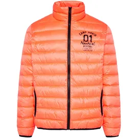 Camp David Winterjacke orange / schwarz 4XL