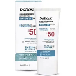 Babaria  Sonnenschutz & Sonnenpflege Solar Mineral Uv Easy Lichtschutzflüssigkeit Spf50  in multifarben, Einheitsgrösse