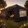 Tectake Faltpavillon 6 x 3 m inkl. 6 Seitenteile Schwarz