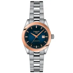 TISSOT -T-My Lady 18K Gold Automatik Damenuhr Silber Roségold Automatik 29mm- T930.007.41.046.00