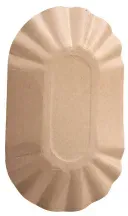 NATURESTAR Pappschalen, oval 415175 , 1 Karton = 4 Packungen à 250 Stück, 110 x 195 x 32 mm