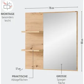 Innostyle BARI 78 x 80 cm Eiche Artisan