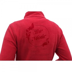 Frauen Fleecejacke mit individueller Gravur (Gravurmaß 25x25 cm) Textstempel