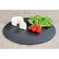 KESPER 38112, Serviergeschirr schwarz rund, 355 mm,