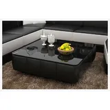 aea Design Glastisch Leder Couch Tisch Tische Glas Sofa Wohnzimmertisch Sofort
