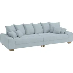 Big-Sofa MR. COUCH "Nikita II", blau, B:300cm H:88cm T:118cm, Stripes (92% Polyester / 8% Nylon), Sofas