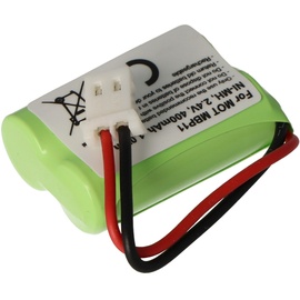 AccuCell Akku passend für Motorola MBP11, NiMH, 2,4 Volt Akku BY1131