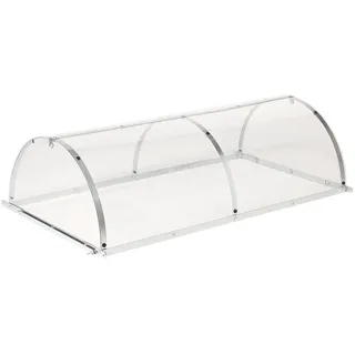 Wilk Hochbeetabdeckung Premium 100 x 59 x 28 cm Transparent