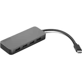 Lenovo USB-C to 4 Port USB-A Hub 4 Port USB-C® (USB 3.2 Gen 1) Multiport Hub Schwarz
