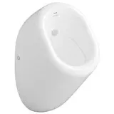 Vitra Liquid Urinal 7324B003-5330 38,5x37x64,5cm, ohne Absaugeformstück, weiß hochglanz, Batteriebetrieb