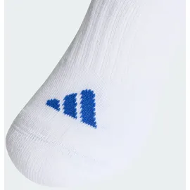 adidas 3-Streifen Dämpfende Crew Socken 3 Paar Ray Blue/White 32