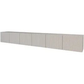 altdecor NOA-2 Lowboard 300 cm x 40 cm x 40 cm Beige Holz