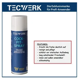 tecwerk Cockpitspray Farbauffrischend 300 ml