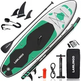 Rolimate SUP Board Paddle Board Dickes Stand Up Paddling SUP Board Set für Sport Rudern/Rucksack/Spule Leine/Leash/Mobiles Wasserdichtes Gehäuse