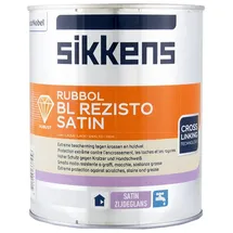 Sikkens Lackfarbe Rubbol BL Rezisto Satin, 2,5l, weiß, innen, seidenglänzend