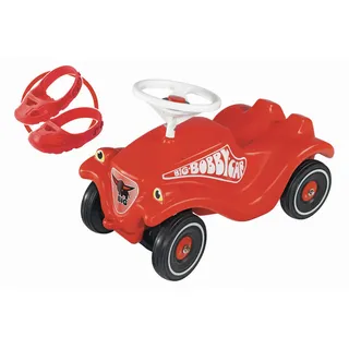 Big Bobby Car Classic inkl. Flüsterräder und Schuhschoner Rot