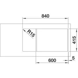 Blanco Favum XL 6 S weiß + Handbetätigung