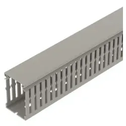OBO 6132500 Verdrahtungskanal METRA Set 60x40 7030 Polyvinylchlorid steingrau RAL 7030 VDK 6040 sgr - 2 Meter