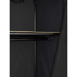 Wenko Kleiderschrank Deep Black 75 x 160 x 50 cm Schwarz