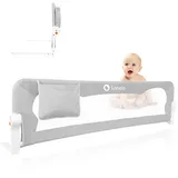 lionelo Bettschutzgitter Eva 150 cm grau