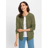 Inspirationen Strickjacke in Oliv-Meliert 36