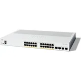 Cisco Catalyst 1200 Rackmount Gigabit Managed Switch, 24x RJ-45, 4x SFP, 195W PoE+ (C1200-24P-4G)