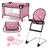 Bayer Design Puppenzubehör-Set Puppenhochstuhl/Bett/Tasche/Schnuller Rosa
