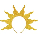 Fopytu Flammen-haarreif, Blinkender Sonnen-haarreif, Schimmernder Feuer-Party-haarreif Für Erwachsene Und Kinder