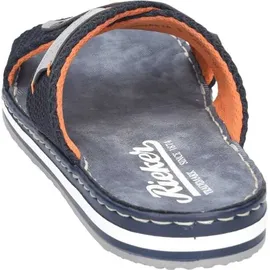 Rieker Slides Navy/Grigio 14 44