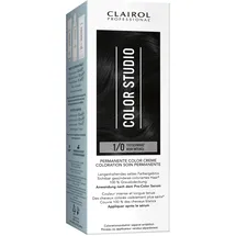 Clairol Color Studio Permanente Haarfarbe 1/0 tiefschwarz 110 ml