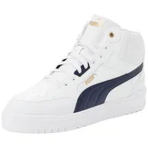 Puma Shuffle Downtown Mid Herren Weite M Weiß/Blau/Gold 48