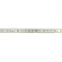 Helios-Preisser Helios Preisser Biegsamer Stahlmaßstab Teilung mm 200 x 13 x 0,5 mm