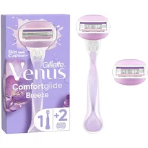 Gillette Comfortglide Breeze Handstück + 2 Rasierklingen