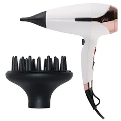 ghd Helios Haartrockner + Diffusor Weiß Bundle