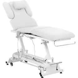 physa Massageliege elektrisch - 3 Motoren - 300 W - 185 x 67 x 62 - 84 cm - 200 kg - weiß PHYSA NANTES WHITE_PH