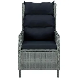 vidaXL Gartensessel  57 x 88 x 100 cm hellgrau