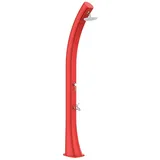 MPC Starmatrix Rioxxl Gebogene Solardusche Aus Polyethylen Ideal Für Den Garten h 226 Cm 40 l Rot