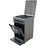 GASLINE Gas Standherd 50cm SHGG5060AZU 4 flammig, Gasbackofen Grill Umluft Propangas/Erdgas