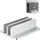 Bull-Tech Vertikaler Laptop-Ständer, verstellbar, 2 Schlitze, Aluminium, Schreibtischhalterung (bis zu 43,9 cm), passend für alle MacBook/Microsoft Surface/HP/Dell/ChromeBook/iPad und Gaming-Laptops
