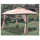 Garden Pleasure Pavillon Pires 3 x 3,6 x 2,7 m beige