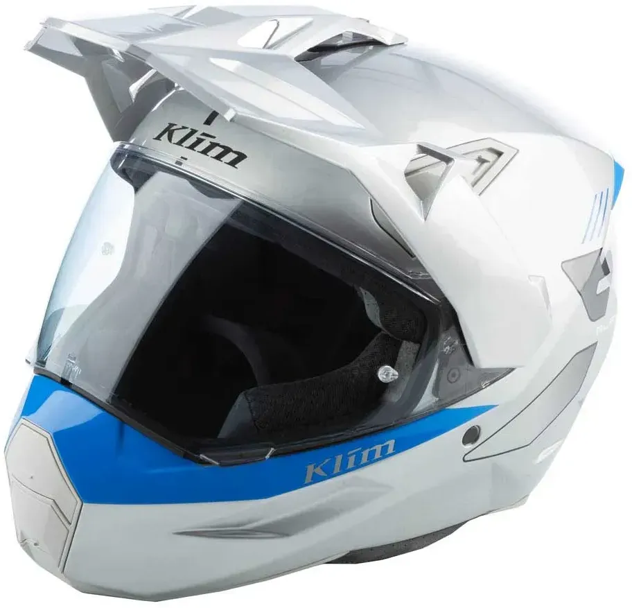 Klim X1 Alpha Ece/dot Integralhelm - Gloss Concept High-Rise / Electric Blue Lemonade - 2XL