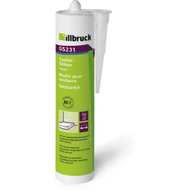 Illbruck Sanitär- und Glasbausilikon GS231 310 ml silbergrau