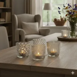 Boltze 1014419, 4 Stück(e), Glas, Transparent ø Transparent