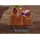 Massivmoebel24 Couchtisch Akazie Braun Walnuss 60 x 60 x 45 cm