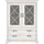 Forte Highboard 123 x 162,3 x 48,2 cm Weiß