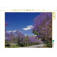 Calvendo Blühende Jacaranda-Alleen - Bonnievale, Süd-Afrika 1000 Teile Puzzle